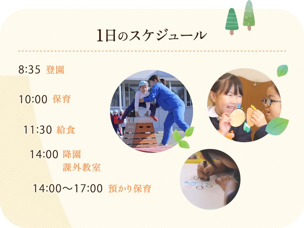 1日のスケジュール